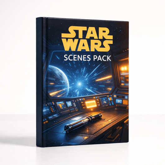 Star Wars Scenes Pack showcasing iconic characters and battles