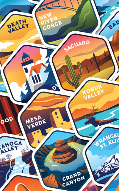 Extra National Parks Sticker Set