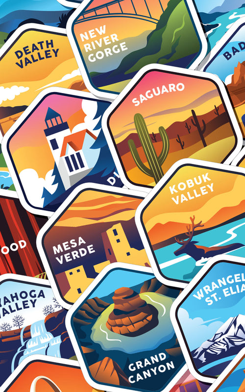 Extra National Parks Sticker Set