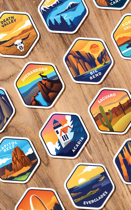 Extra National Parks Sticker Set