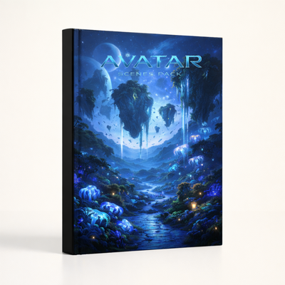 Collection of avatar scenes from Avatar Scenes Pack